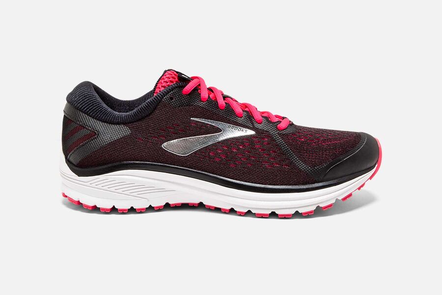 Zapatillas Running Brooks Aduro 6 Hombre Negras/Rosas/Plateadas Ofertas YLGS86239